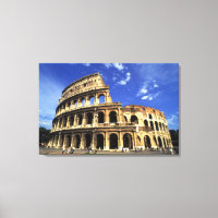 Famous ruins of the Coliseum in Rome Italy