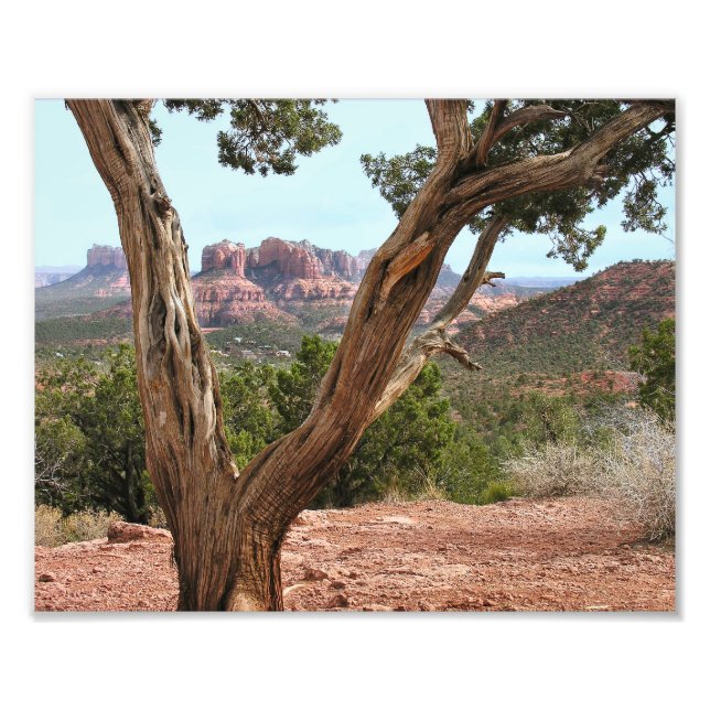 Famous Sedona Photo Print (Front)
