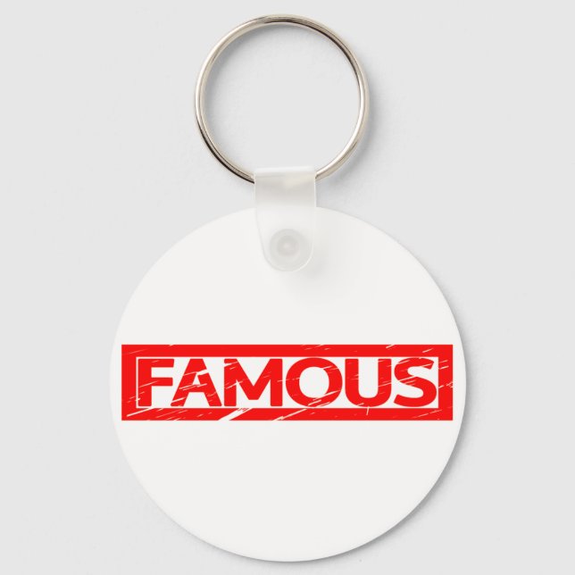 Famous Stamp Key Ring (Front)