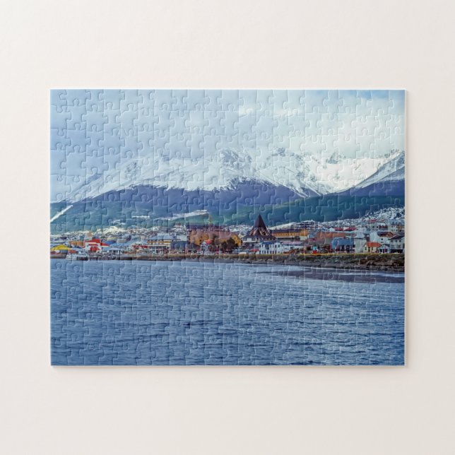 Famous Ushuaia - Tierra del Fuego, Argentina Jigsaw Puzzle (Horizontal)