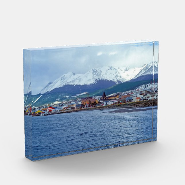 Famous Ushuaia - Tierra del Fuego, Argentina Photo Block (Left)