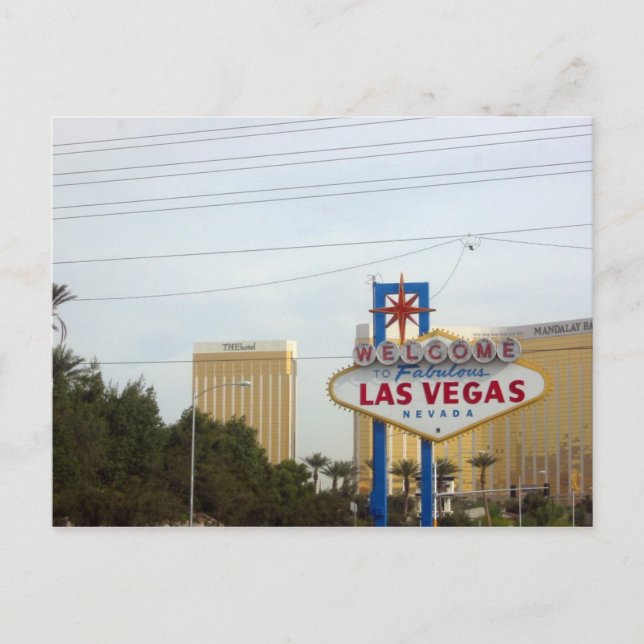 Famous Vegas Sign Postcard (Front)