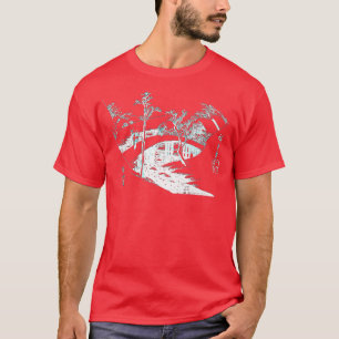 Famous Vintage Fine Art Bridge Snow by Hiroshige S T-Shirt
