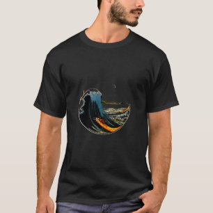 Famous Vintage Japanese Art Great Wave Remix Hokus T-Shirt