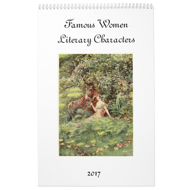 Famous Women of Literature Calendar (Cover)