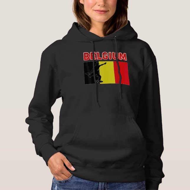 Fan Belgium National Team World Football Soccer Ch Hoodie (Front)