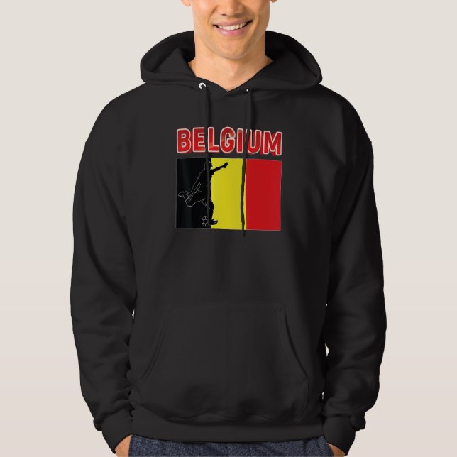 Fan Belgium National Team World Football Soccer Ch Hoodie (Front)
