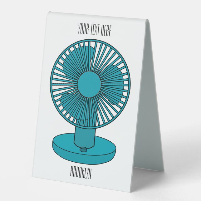 Fan cartoon illustration  (Front)