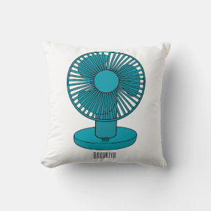 Fan cartoon illustration  cushion