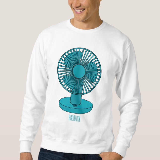 Fan cartoon illustration  sweatshirt (Front)