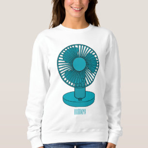 Fan cartoon illustration  sweatshirt