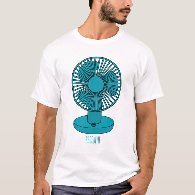 Fan cartoon illustration  T-Shirt (Front)
