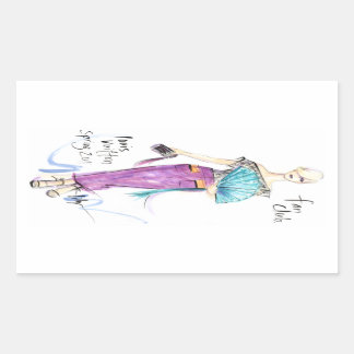 Fan Club Rectangular Sticker