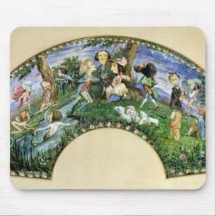 Fan depicting George Sand  and her friends Mouse Mat