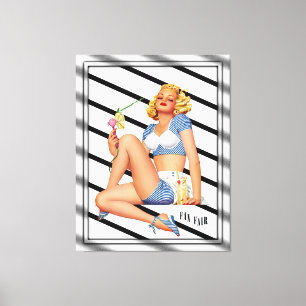 Fan Fair by Enoch Bolles Canvas Print