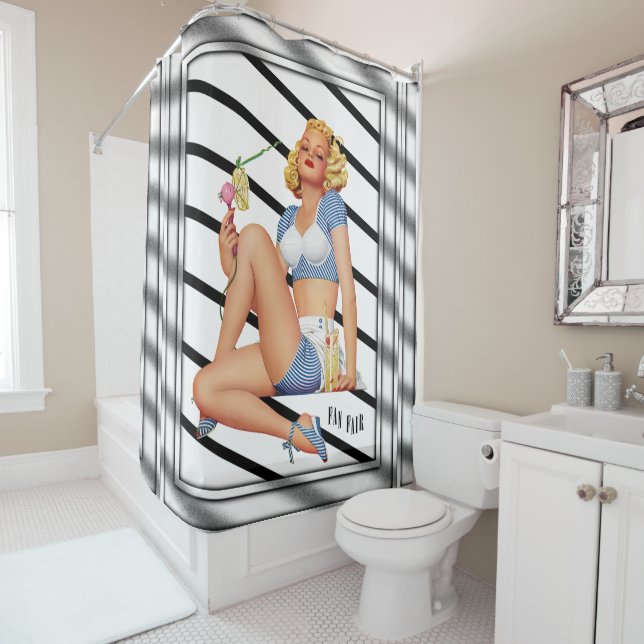 Fan Fair by Enoch Bolles Shower Curtain (In Situ)