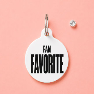 Fan Favourite Funny White Custom Name Dog Cat Pet Tag