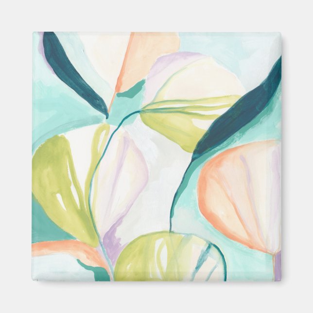 Fan Flowers IV Magnet (Front)