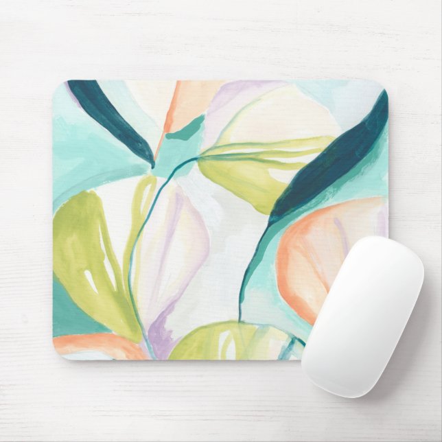 Fan Flowers IV Mouse Mat (With Mouse)