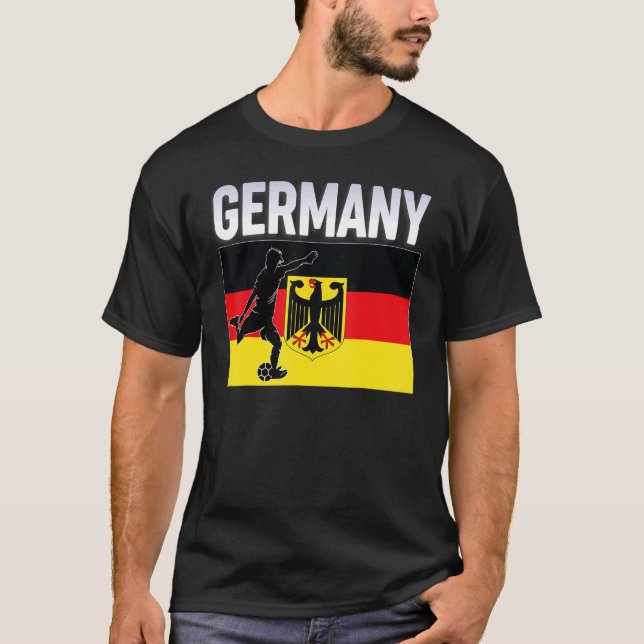 Fan Germany National Team World Football Soccer Ch T-Shirt (Front)