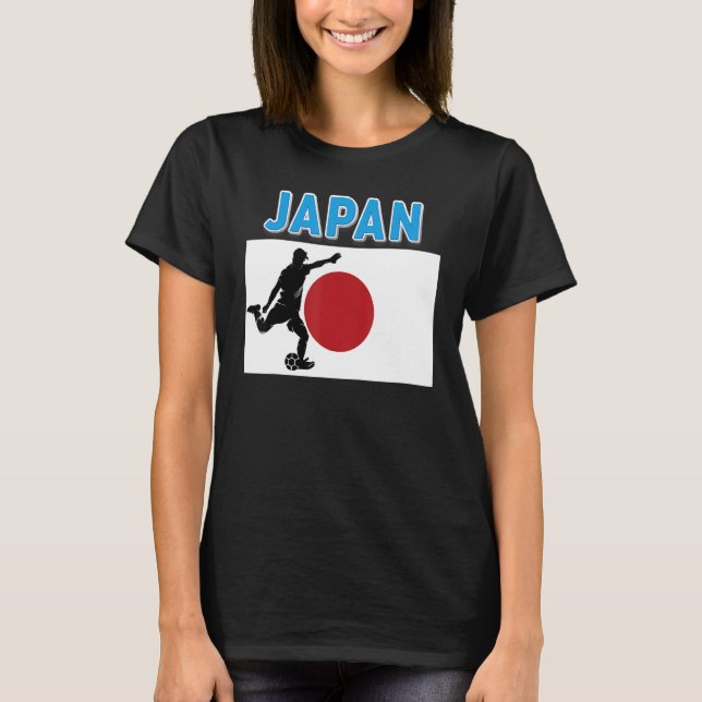 Fan Japan National Team World Football Soccer Cham T-Shirt (Front)
