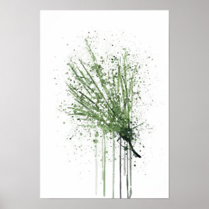 Fan Leaf Poster