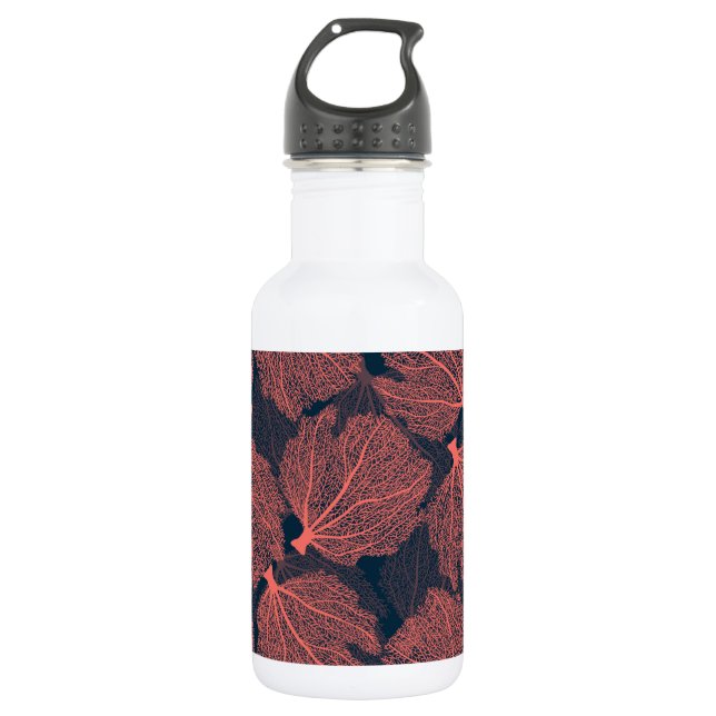 Fan living colral 532 ml water bottle (Front)