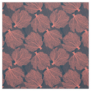 Fan living colral fabric