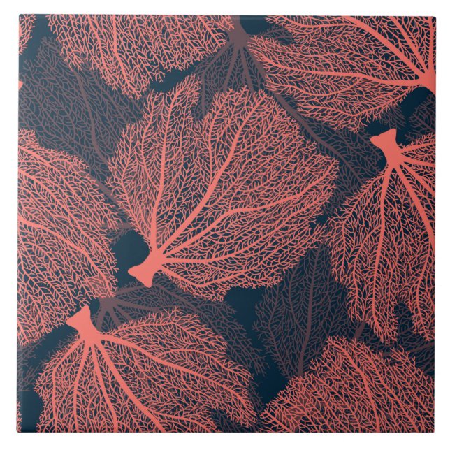 Fan living colral tile (Front)