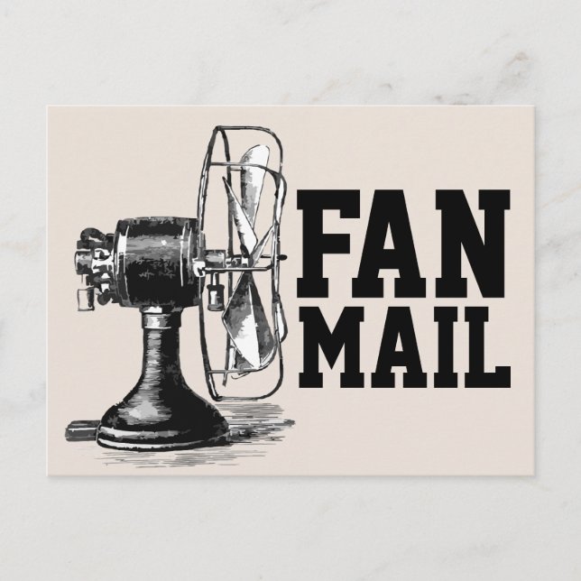 FAN MAIL Postcard (Front)