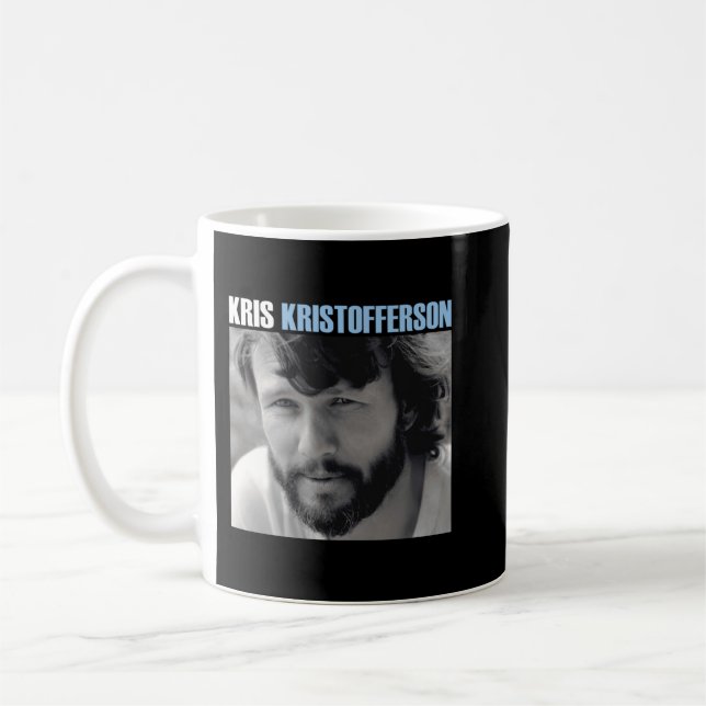 Fan Of The Actor Singer Quote Bobby  Silhouette Coffee Mug (Left)