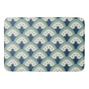 Fan Pattern Bath Mat