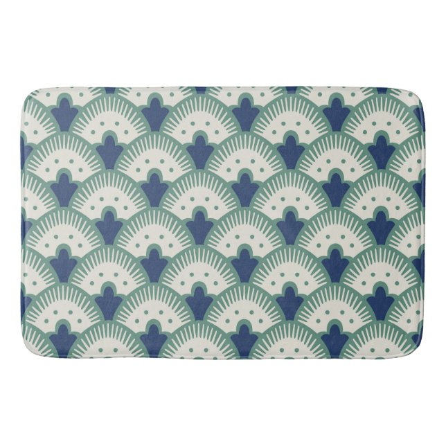 Fan Pattern Bath Mat (Front)