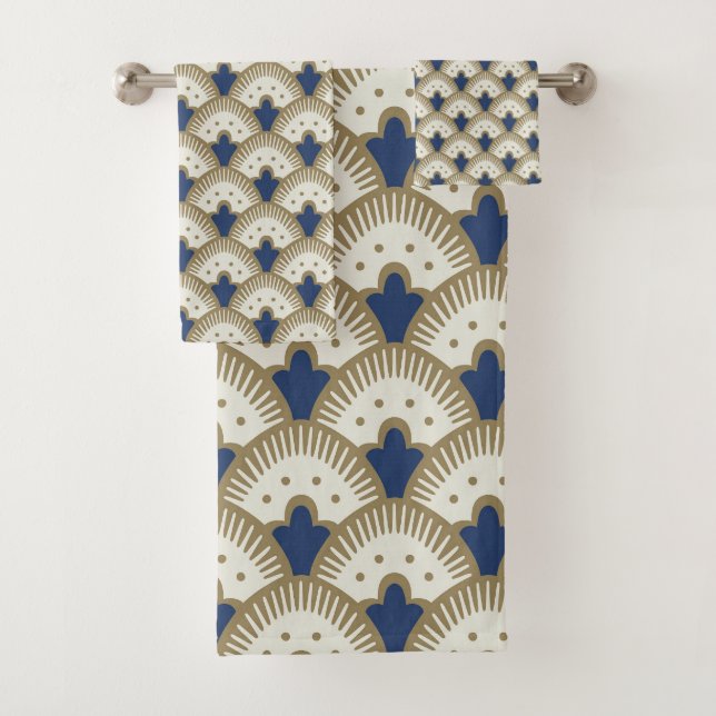 Fan Pattern Bath Towel Set (Insitu)