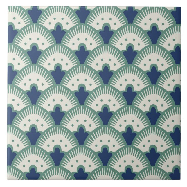 Fan Pattern Tile (Front)