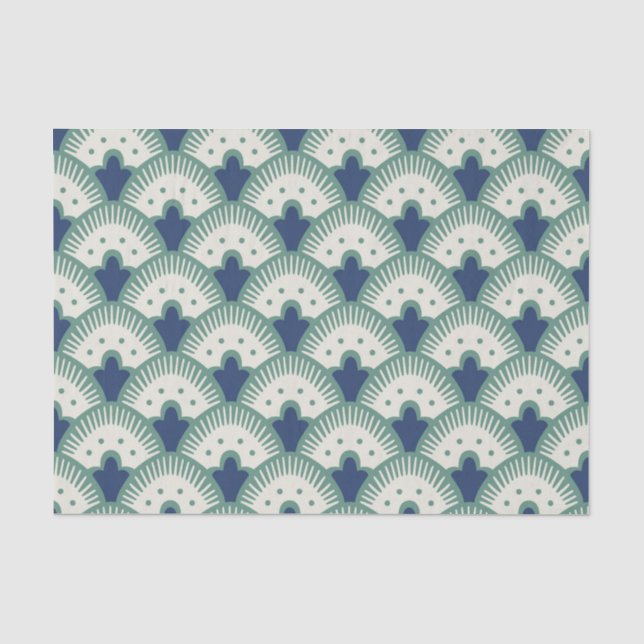 Fan Pattern Tissue Paper (Front)