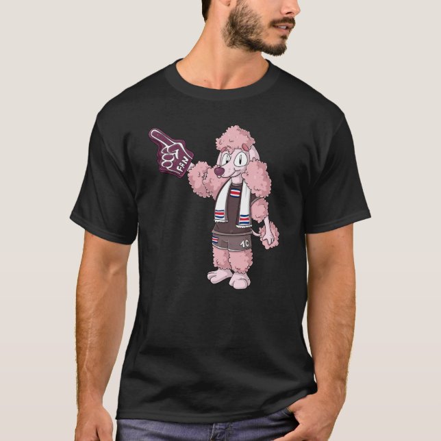Fan Poodle Costa Rica T-Shirt (Front)