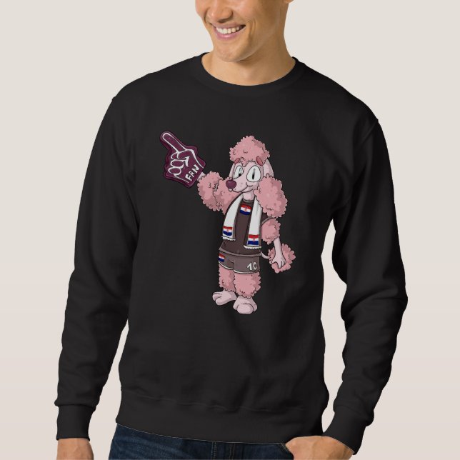 Fan Poodle Croatia Sweatshirt (Front)