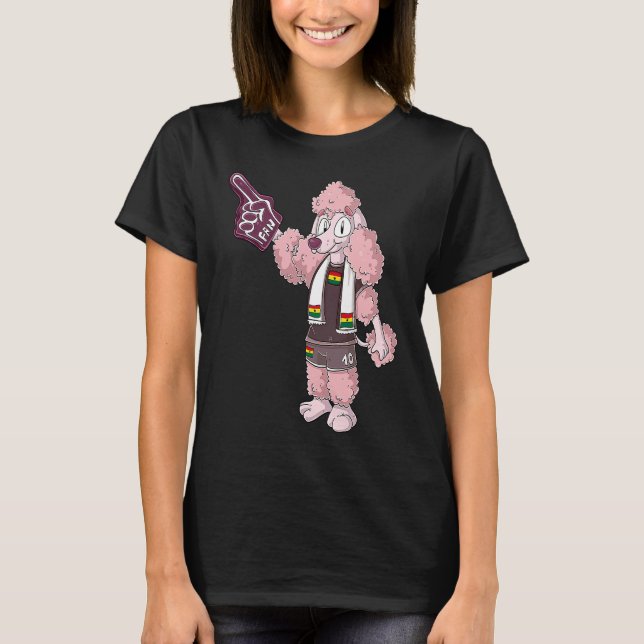 Fan Poodle Ghana T-Shirt (Front)