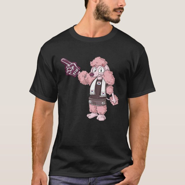 Fan Poodle South Korea T-Shirt (Front)