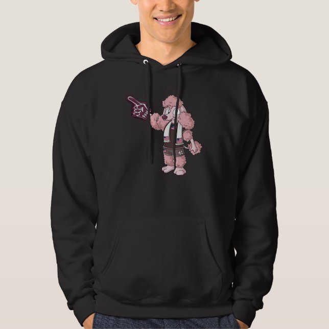Fan Poodle USA Hoodie (Front)