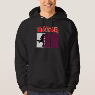 Fan Qatar National Team World Football Soccer Cham Hoodie
