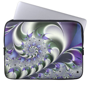 Fan Spiral Cute Cool Modern Abstract Art Laptop Sleeve