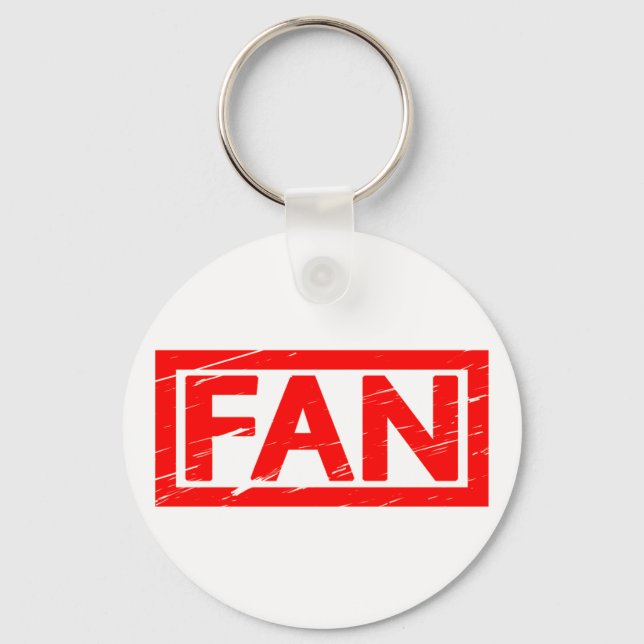 Fan Stamp Key Ring (Front)