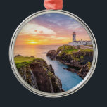 Fanad Head Lighthouse Co. | Donegal Ireland Metal Tree Decoration<br><div class="desc">This photo features Fanad Head lighthouse,  County Donegal,  Ulster region,  Republic of Ireland,  Europe.</div>