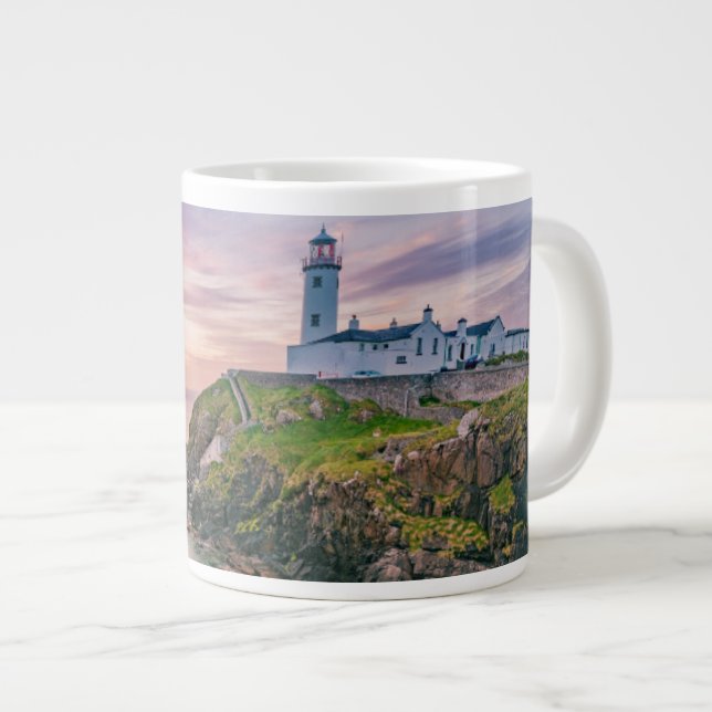 Fanad Head Lighthouse | Donegal, Ireland Large Coffee Mug (Front Right)