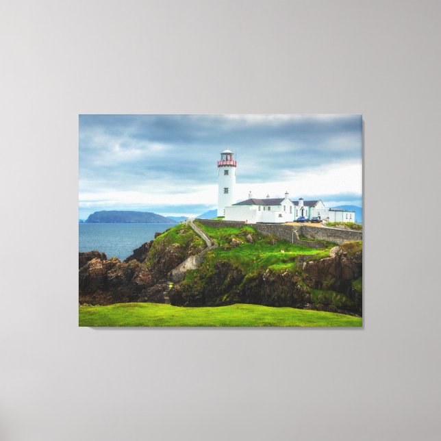 Fanad Head Lighthouse Wrapped Canvas | Ireland (Front)
