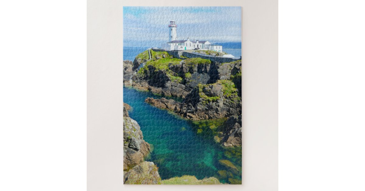 Fanad Lighthouse Donegal Ireland. Jigsaw Puzzle Zazzle