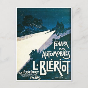 Fanaux Pour Automobiles L Bleriot - Paris, France Postcard