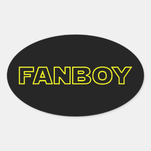 FANBOY OVAL STICKER